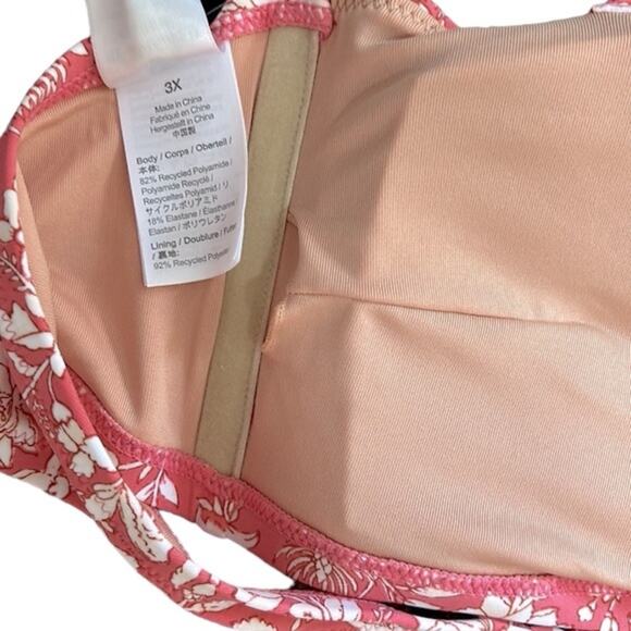 J.Crew Heritage O-ring bandeau bikini top in Tossed floral Women’s, Size 3X - Picture 5 of 6